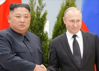 Kim'den Putin'e tebrik mesajı