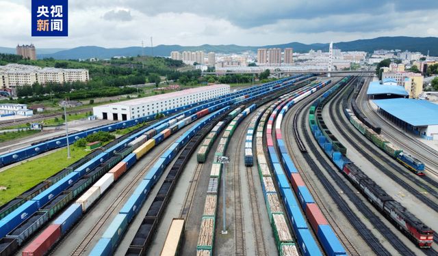 Çin-Avrupa Tren Seferleri’nin Doğu Koridoru’ndan 2 binden fazla sefer yapıldı