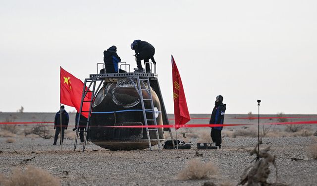 Shenzhou-20 dönüş kapsülü Dünya’ya iniş yaptı