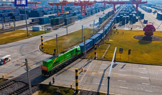 Çin-Avrupa yük treni seferleri bu yıl bini aştı