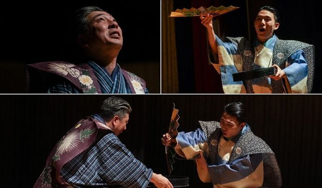 Japonya'nın Kyougen sahne geleneğini sürdüren ailenin "değişmeyen" ilk yurt dışı temsil durağı Türkiye