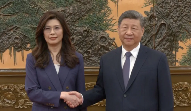 Xi Jinping, Tayvan Muhalefet Lideri Cheng ile Pekin'de görüştü
