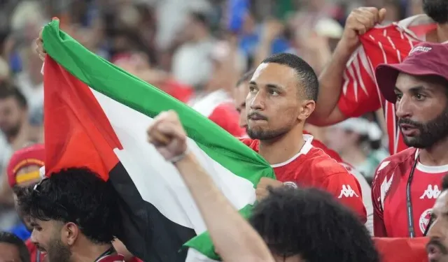 Dünya Kupası'nda İsrail tepki Filistin ise tribünlerden büyük destek alıyor