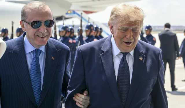 Cumhurbaşkanı Erdoğan, ABD Başkanı Trump’ı karşıladı