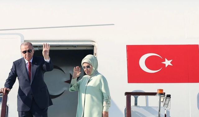 Erdoğan SİÖ Zirvesi için Kırgızistan’a hareket etti