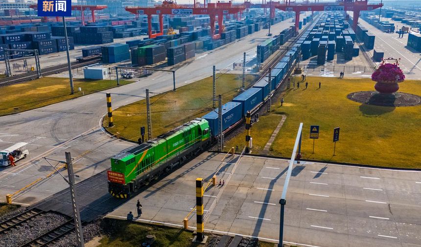 Çin-Avrupa yük treni seferleri bu yıl bini aştı