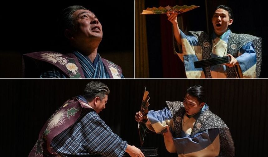 Japonya'nın Kyougen sahne geleneğini sürdüren ailenin "değişmeyen" ilk yurt dışı temsil durağı Türkiye