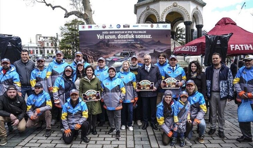 Doğu-Batı Dostluk ve İpek Yolu Rallisi'nin Türkiye etabı başladı
