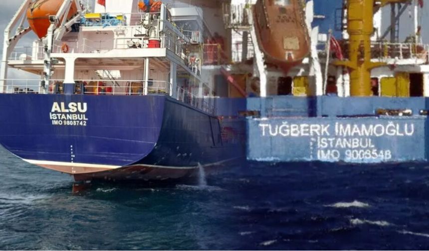 Silivri açıklarında iki gemi çarpıştı! 10 mürettebat kayıp